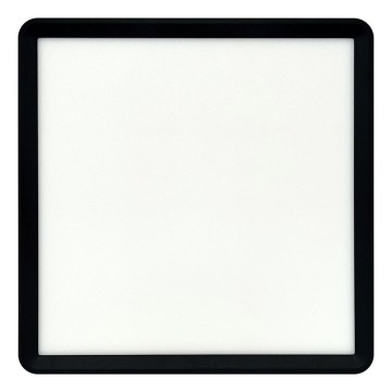 LED Stropní svítidlo LED/24W/230V 3000/4000/6500K 30x30 cm černá